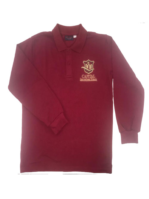 Maroon Polo Shirt Full Sleeve