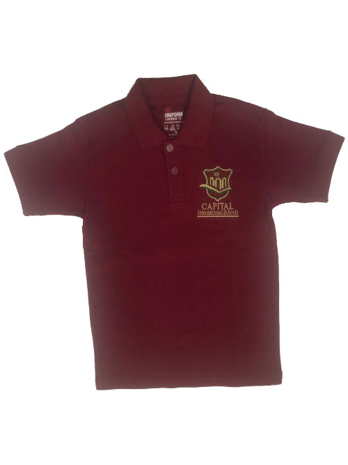Maroon Polo Shirt Short Sleeve